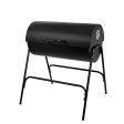 Charcoal Barbecue with Stand EDM 73870 Black Iron 79 x 71 x 90 cm Fashion