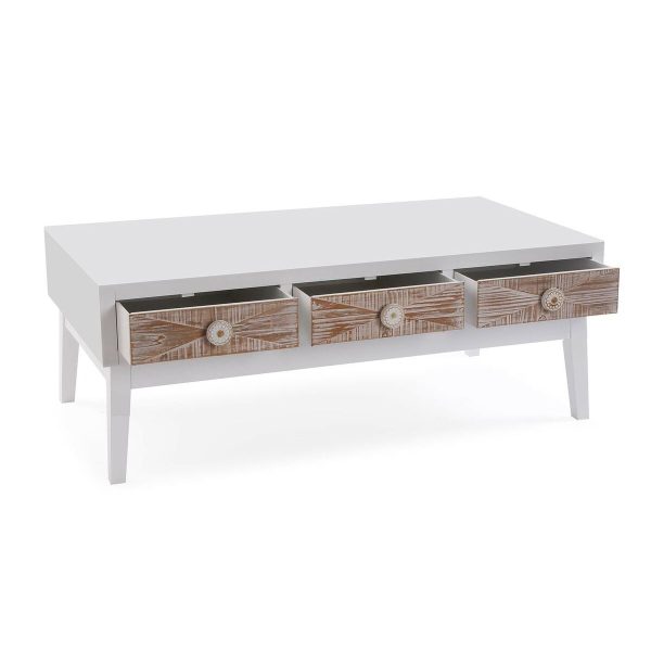 Centre Table Versa Sira Pinewood MDF Wood 60 x 41 x 110 cm For Discount