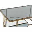 Centre Table DKD Home Decor Metal Crystal 90 x 50 x 35 cm Discount