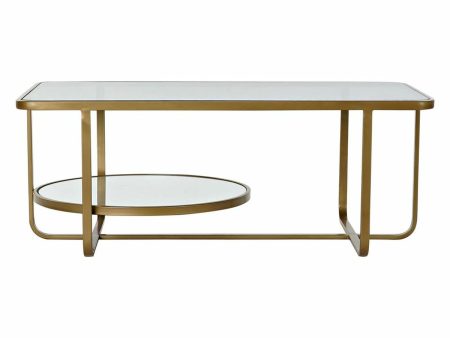 Centre Table DKD Home Decor Metal Crystal 90 x 50 x 35 cm Discount