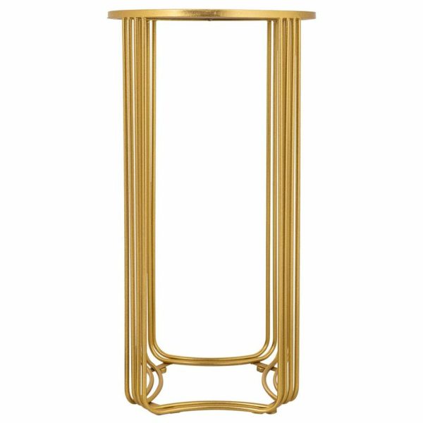 Corner table Alexandra House Living Gold 38 x 70 x 38 cm Online Sale