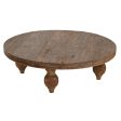 Centre Table Home ESPRIT Natural 100 x 100 x 30 cm Hot on Sale