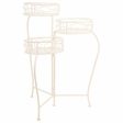 Flower Pot Stand Alexandra House Living White Metal Iron 34 x 76 x 40 cm Online