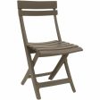 Garden chair 42 x 50 x 80 cm Taupe Resin Fashion