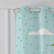 Curtain HappyFriday Moshi Moshi Panda Garden Blue 140 x 265 cm Online