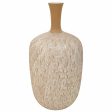 Vase Alexandra House Living White Golden Polyresin 21 x 41 x 21 cm Sale