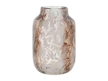 Vase Home ESPRIT White Brown Crystal Modern 13 x 13 x 19,5 cm Sale