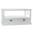 Centre Table DKD Home Decor White Wood (108 x 48 x 56,5 cm) Fashion