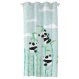 Curtain HappyFriday Moshi Moshi Panda Garden Blue 140 x 265 cm Online