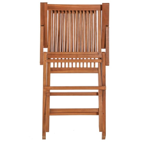 Garden chair Kayla 56 x 60 x 90 cm Natural Teak Online now