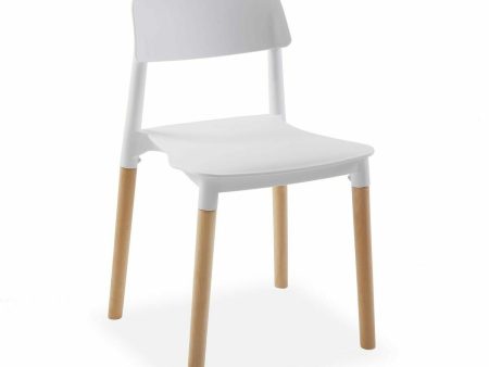 Chair Versa White 45 x 76 x 42 cm (4 Units) Online Sale