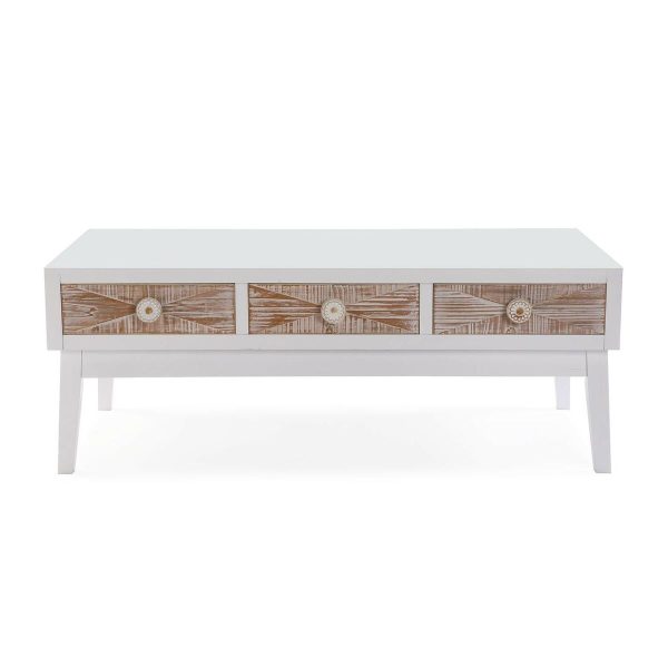 Centre Table Versa Sira Pinewood MDF Wood 60 x 41 x 110 cm For Discount