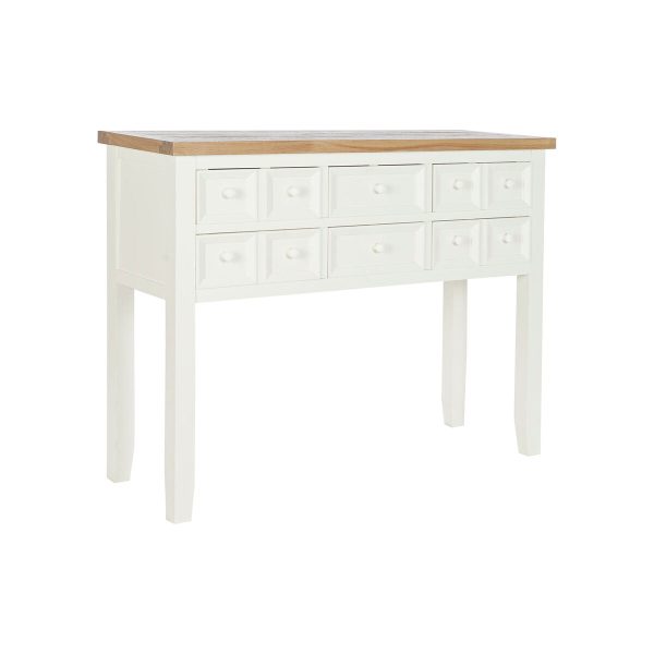 Console DKD Home Decor Beige Paolownia wood 103 x 35 x 80 cm Online Hot Sale