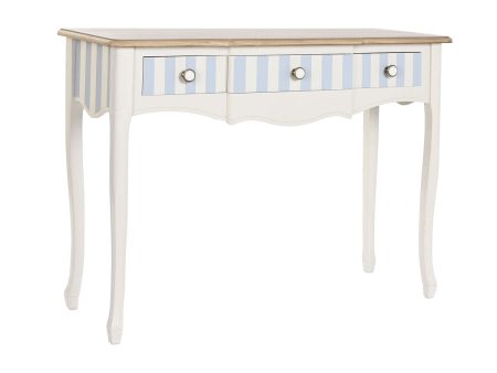 Console DKD Home Decor Ceramic White Sky blue (110 x 40 x 79 cm) For Cheap