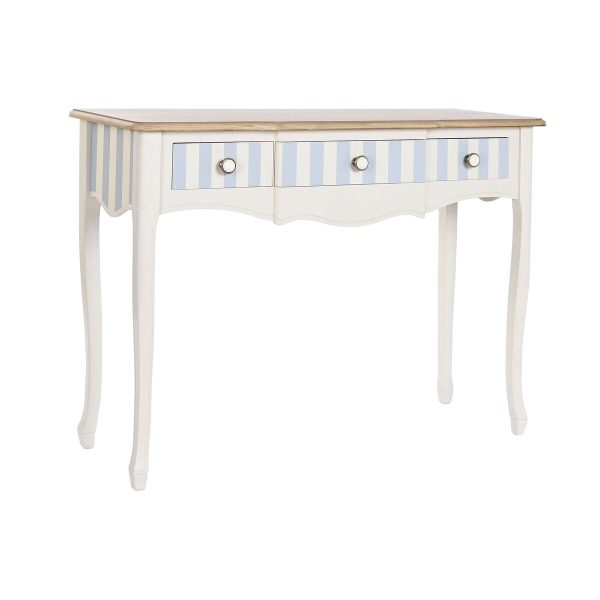 Console DKD Home Decor Ceramic White Sky blue (110 x 40 x 79 cm) For Cheap