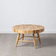 Centre Table Natural 80 x 80 x 45 cm Discount