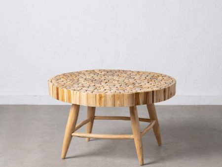 Centre Table Natural 80 x 80 x 45 cm Discount