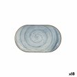 Snack tray La Mediterránea Anllo Oval 25 x 15 x 2,2 cm (18 Units) Discount