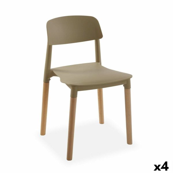 Chair Versa Beige 45 x 76 x 42 cm (4 Units) Discount