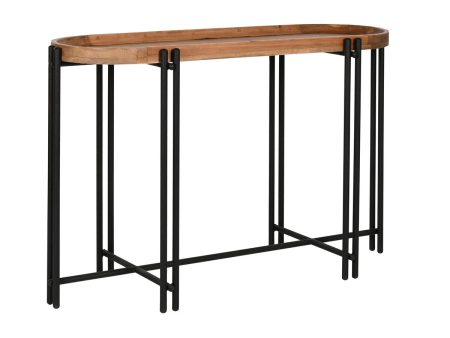 Console Home ESPRIT Wood Metal 115 x 40 x 75 cm Discount