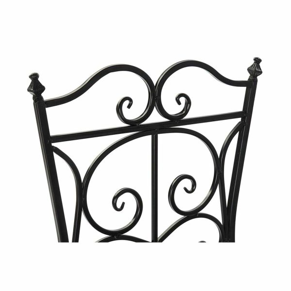 Garden chair DKD Home Decor Black Ceramic Multicolour Ironwork (39 x 50 x 93 cm) Cheap