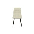 Chair Romimex White Velvet Metal 45 x 89 x 55 cm Cheap