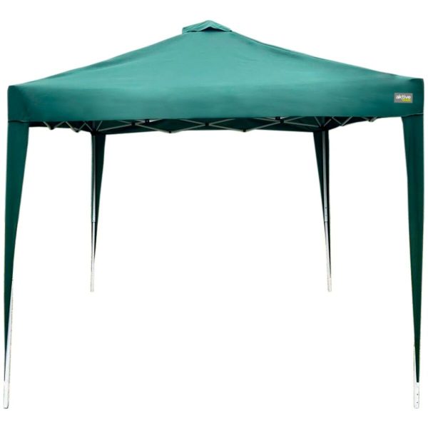 Gazebo Aktive 300 x 250 x 300 cm Cloth Steel Green For Sale