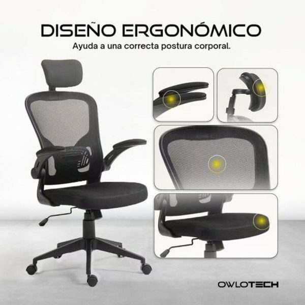 Office Chair Owlotech Black on Sale