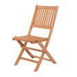 Garden chair Kate 46 x 60 x 88,5 cm Natural Acacia Online