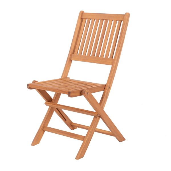 Garden chair Kate 46 x 60 x 88,5 cm Natural Acacia Online