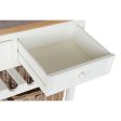 Console DKD Home Decor Beige wicker Paolownia wood 88 x 38 x 80 cm Hot on Sale