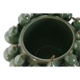 Vase Home ESPRIT Green Stoneware Tropical 30 x 30 x 23 cm Cheap