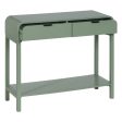 Console Green Pine MDF Wood 90 x 32 x 75 cm Discount