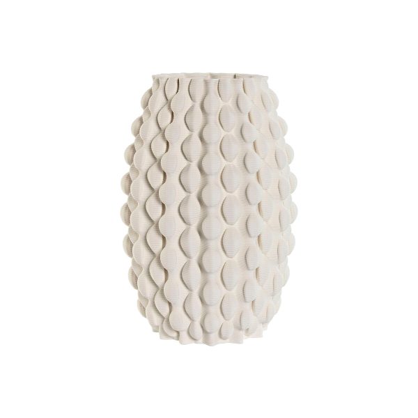 Vase Home ESPRIT White Stoneware Modern 17 X 17,5 X 28 cm Cheap