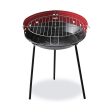 Charcoal Barbecue with Stand EDM 73832 Red Black Iron Ø 33 x 45 cm Hot on Sale