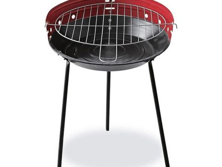 Charcoal Barbecue with Stand EDM 73832 Red Black Iron Ø 33 x 45 cm Hot on Sale