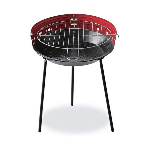 Charcoal Barbecue with Stand EDM 73832 Red Black Iron Ø 33 x 45 cm Hot on Sale