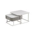 Centre Table Home ESPRIT White 70 x 70 x 45 cm Supply