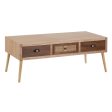 Centre Table SASHA 110 x 50 x 43 cm Wood Hot on Sale