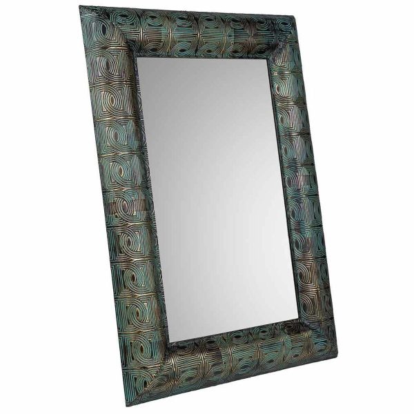 Wall mirror Alexandra House Living Silver Glass Iron 5 x 100 x 70 cm Supply