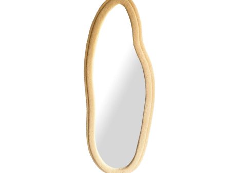 Wall mirror Home ESPRIT Brown Velvet Scandi 60 x 4 x 160 cm Hot on Sale