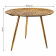 Centre Table Alexandra House Living Golden Iron 54 x 40 x 54 cm Supply