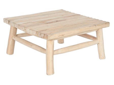 Centre Table DKD Home Decor Teak 80 x 80 x 40 cm Hot on Sale