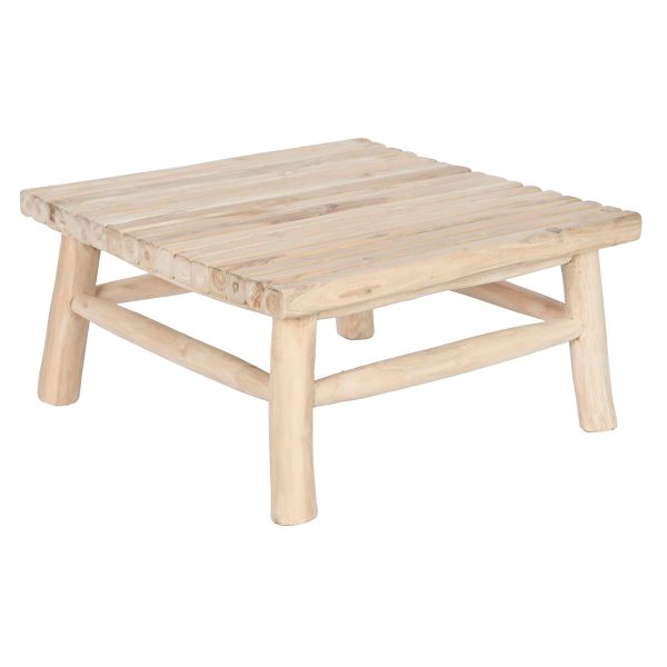 Centre Table DKD Home Decor Teak 80 x 80 x 40 cm Hot on Sale