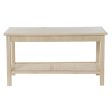 Centre Table DKD Home Decor 90 x 50 x 46 cm Natural Aluminium MDF Wood Fashion