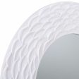 Wall mirror Alexandra House Living White 80 x 2 x 80 cm Circle Fashion