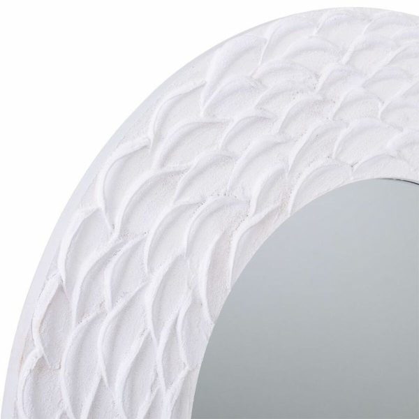 Wall mirror Alexandra House Living White 80 x 2 x 80 cm Circle Fashion