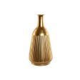 Vase Home ESPRIT Golden Metal Modern 29 X 29 X 57,5 cm Discount