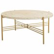 Centre Table Alexandra House Living White Metal Fir wood MDF Wood 80 x 36 x 80 cm Hot on Sale