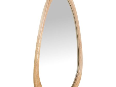 Wall mirror Alexandra House Living Natural 50 x 2,5 x 80 cm Abstract For Cheap